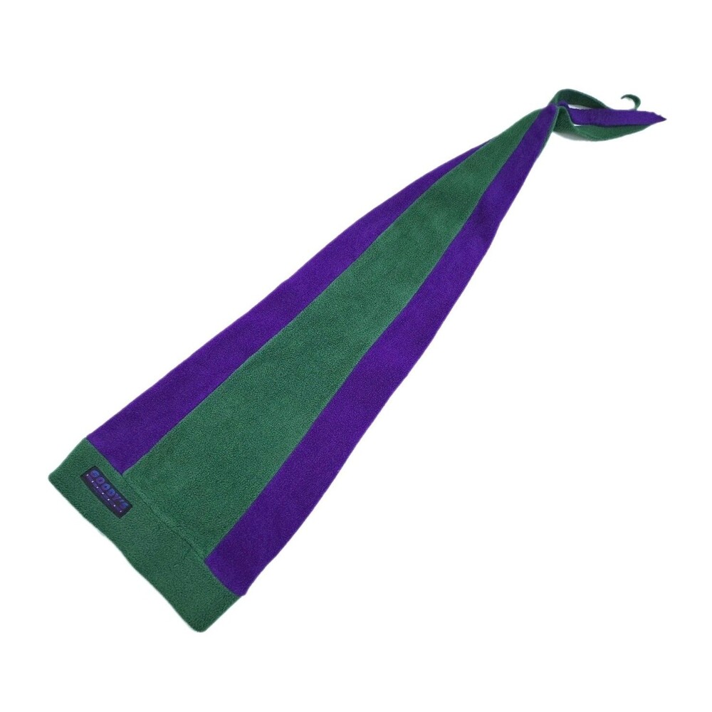 Vintage Goodys Vermont Fleece Winter Hat Purple Green Ski Long Jester Beanie
